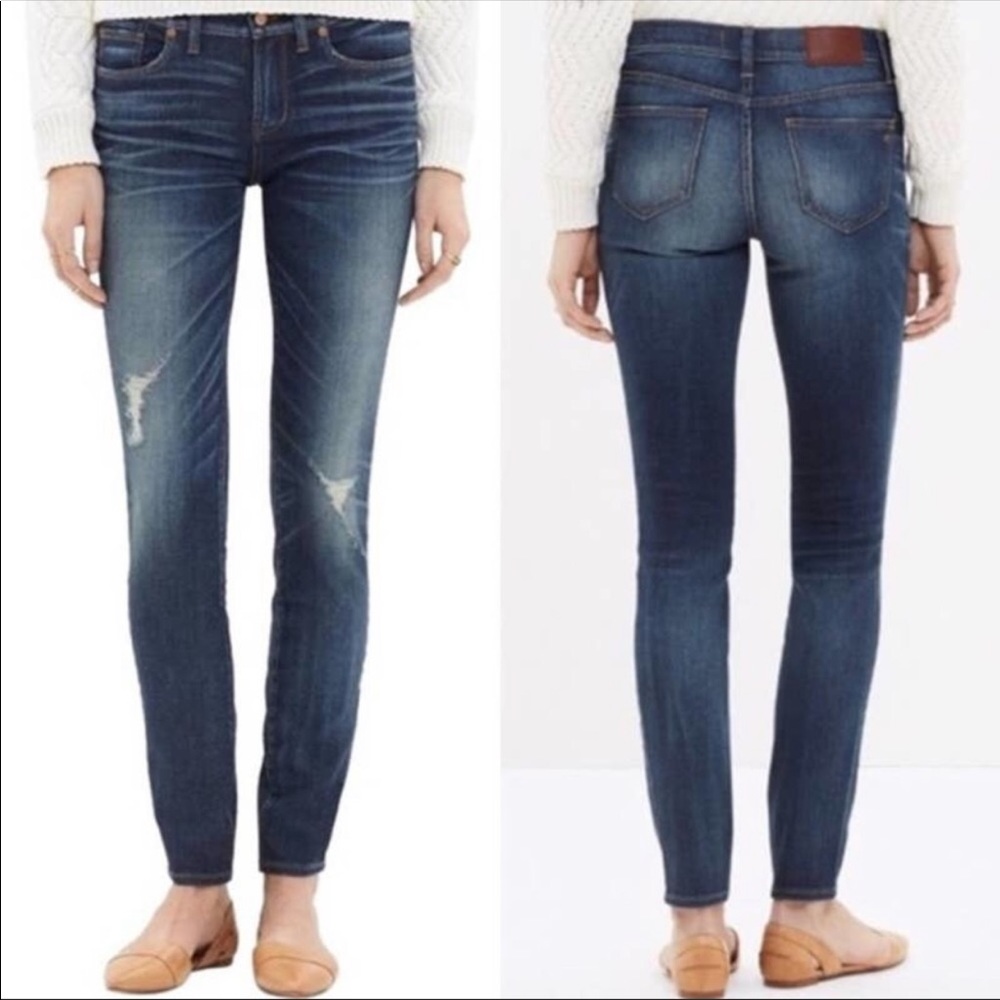 - MADEWELL Skinny Skinny Distressed Jeans